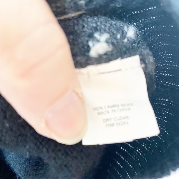 Express Lambswool Black & Grey Argyle Pullover Sweater Men’s Size XL - Picture 3 of 10